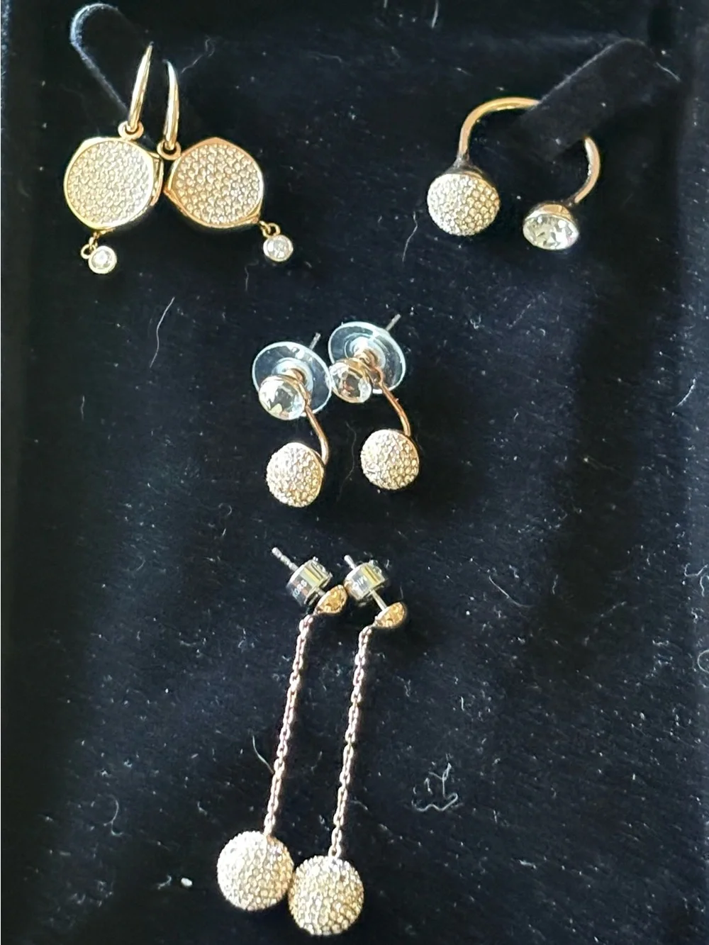 Rose Gold-Tone Pave Women Jewelry